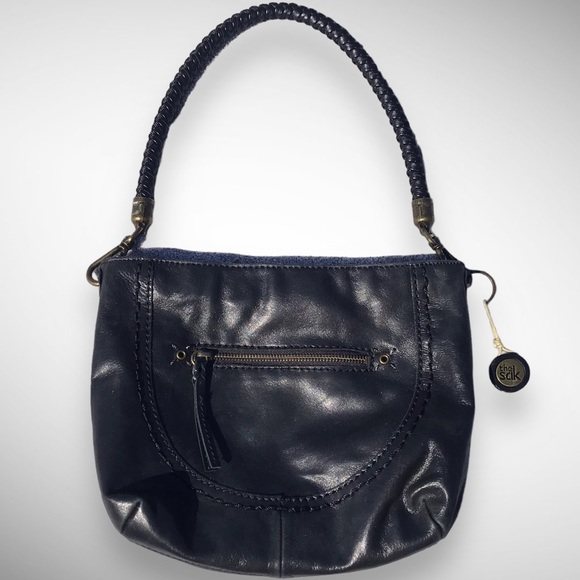 THE SAK Black Leather Shoulder Bag - Picture 3 of 8